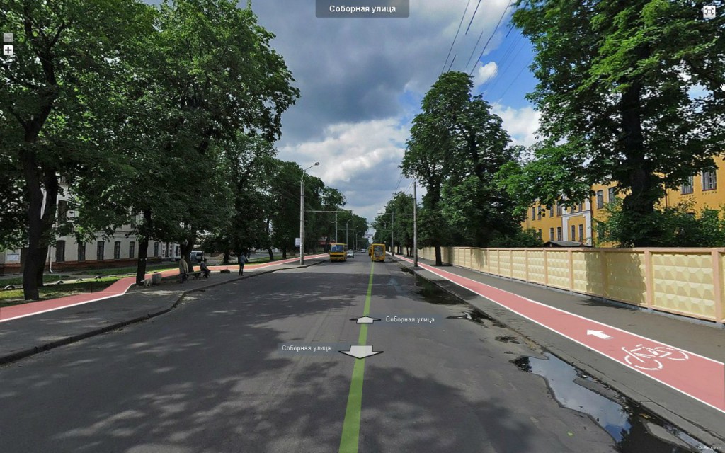 Приклади організації руху велосипедистів (http://4vlada.com/rivne/30954)