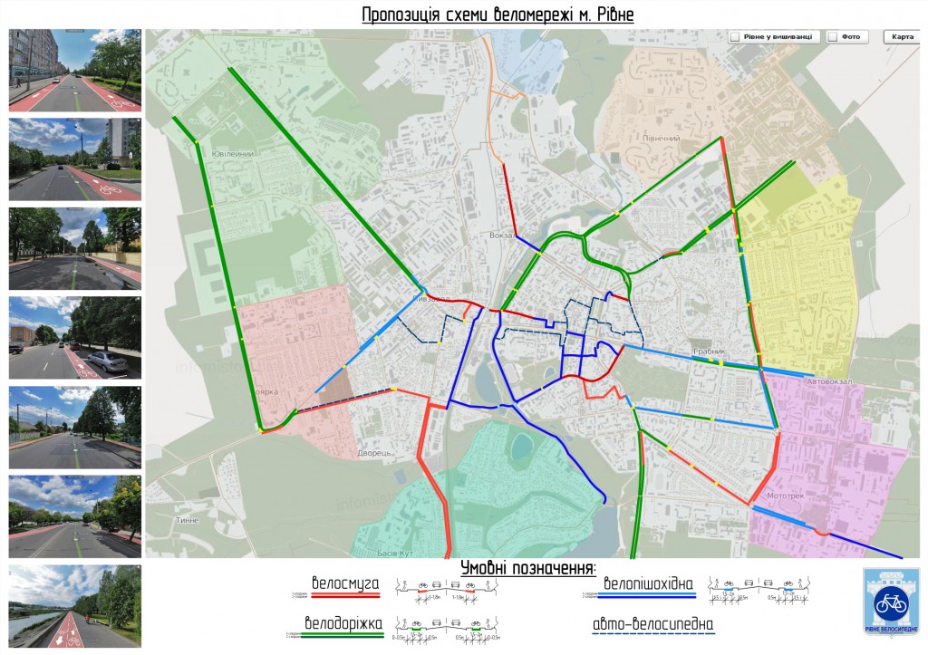 Rivne Bike Map