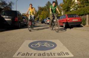cycling street Munich