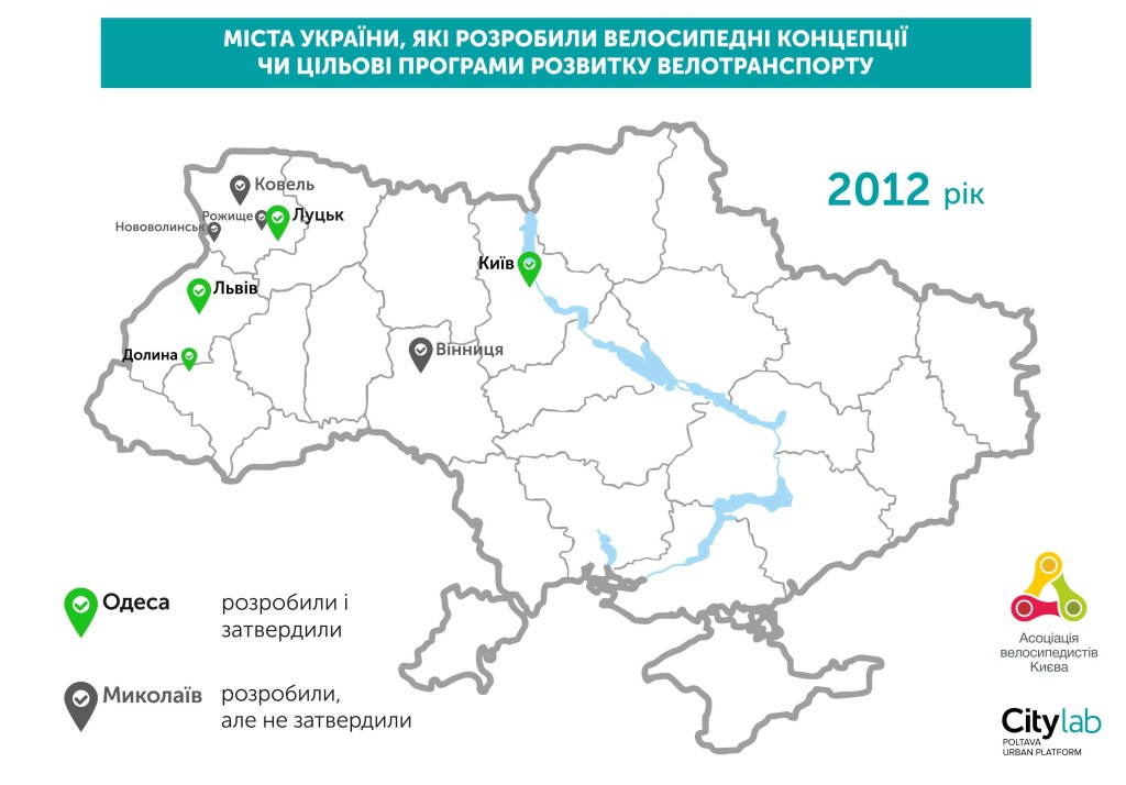 КартаУкрВело2012