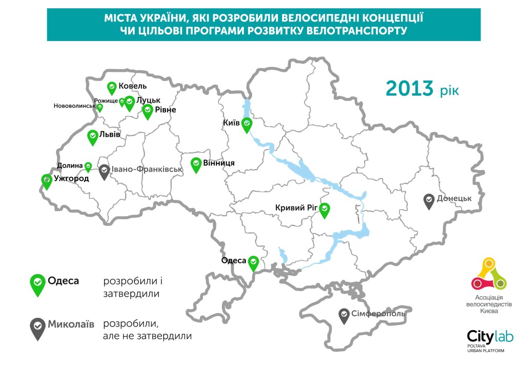 КартаУкрВело2013