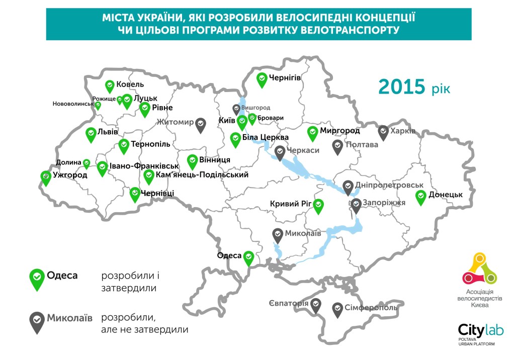 КартаУкрВело2015